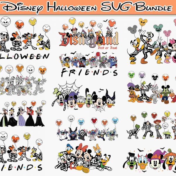 Spooky Halloween Characters Svg Bundle Trick Or Treat Svg for Cricut