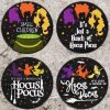 Spooky Halloween Door Sign Bundle Svg Hocus Pocus Movie Hanger Svg