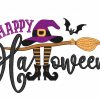 Spooky Halloween Embroidery Design in 4 Sizes Instant Download