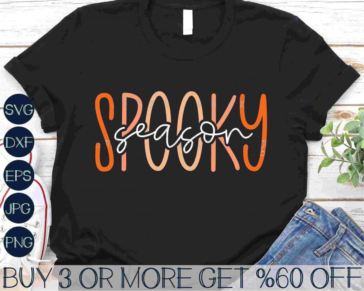 Spooky Halloween Fall SVG PNG for Cricut Sublimation Designs