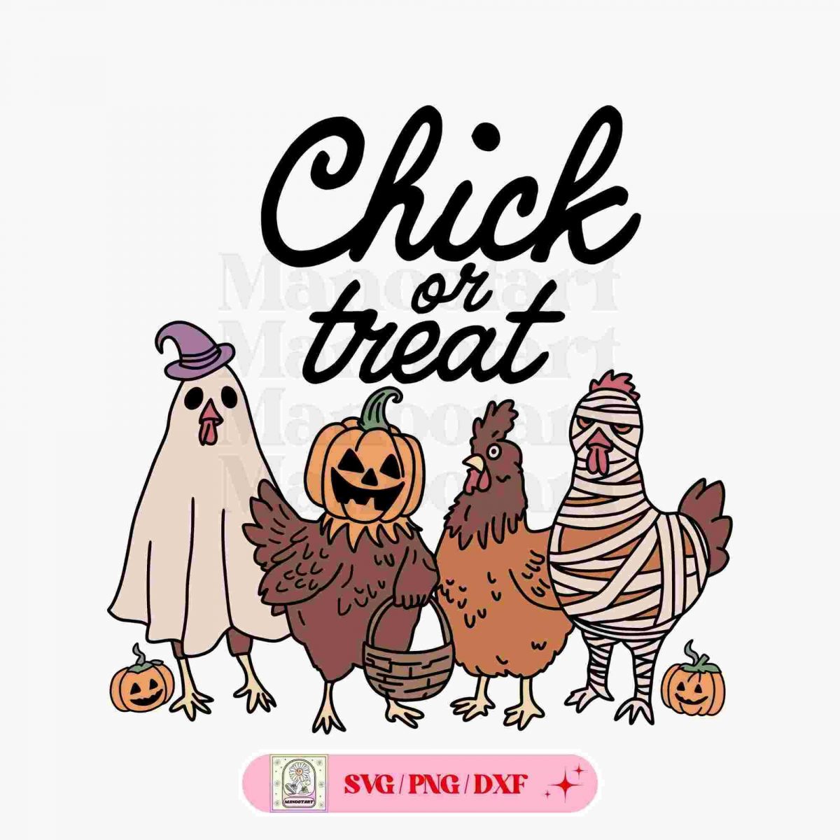 Spooky Halloween Farm Animals SVG PNG Collection for Cricut