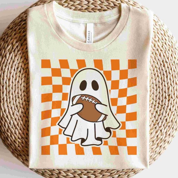 Spooky Halloween Football SVG Vintage Fall Design Halloween Shirt