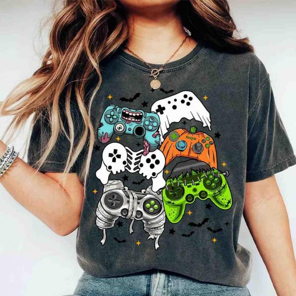 Spooky Halloween Gaming Controllers for Kids Skeleton Zombie Mummy