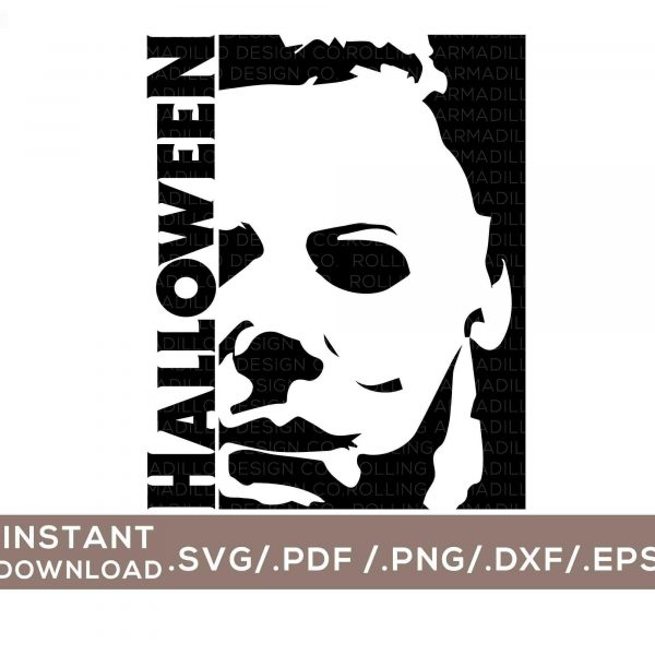 Spooky Halloween Michael Myers Digital Designs svg png dxf pdf eps