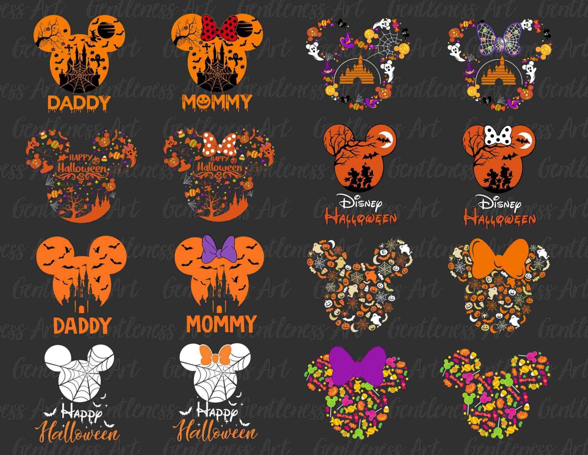 Spooky Halloween Mouse Friends Bundle Trick Or Treat Spooky Vibes