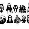 Spooky Halloween Movie SVG Bundle 10 Colorful Layered Ghostface