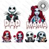 Spooky Halloween Nightmare Pumpkins SVG Mom Dad Halloween PNG Bundle