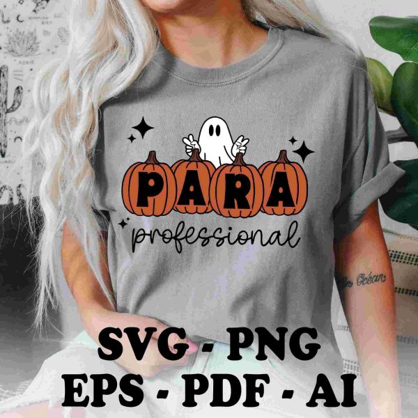 Spooky Halloween Paraprofessional SVG PNG Collection