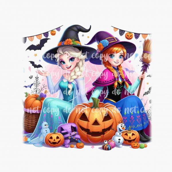 Spooky Halloween Princess PNG Design