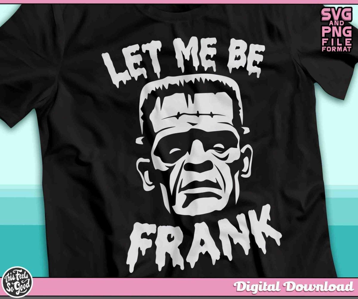 Spooky Halloween Shirt SVG Frankenstein Design SVG for Men Halloween