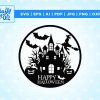 Spooky Halloween Sign SVG for Cricut Laser Cutting