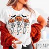 Spooky Halloween Skeleton Dance Svg Png for Sublimation