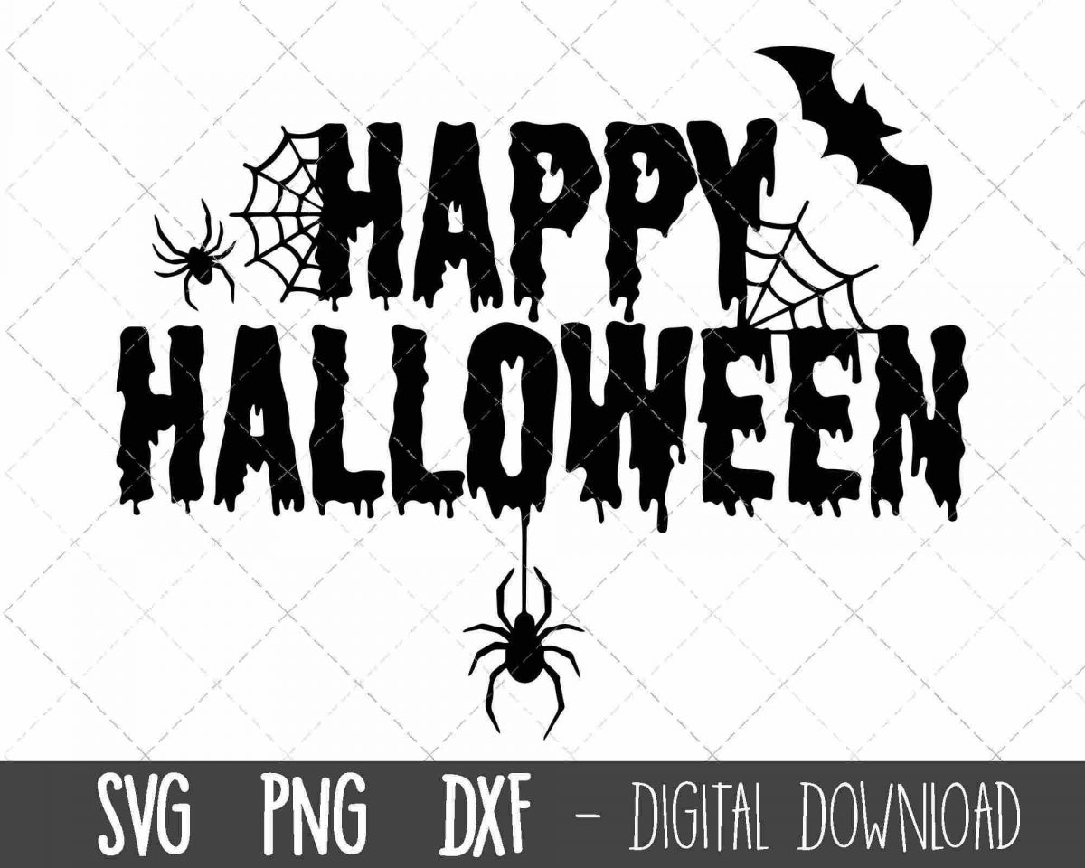 Spooky Halloween SVG Bundle Clipart PNG DXF for Cricut Silhouette