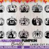 Spooky Halloween Svg Bundle Creepy Pumpkins Bats Black Cats Graveyards