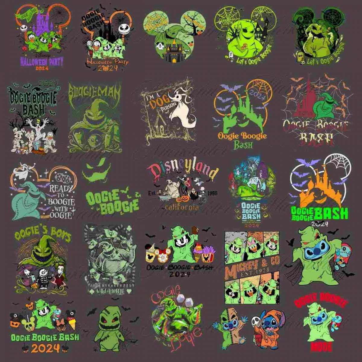 Spooky Halloween SVG Bundle Disney Horror Trick Or Treat Happy