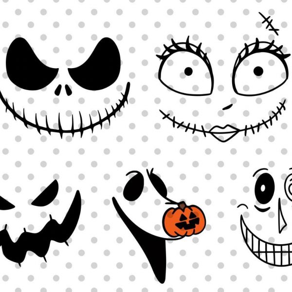 Spooky Halloween SVG Bundle Nightmare Pumpkin King Group Costume More