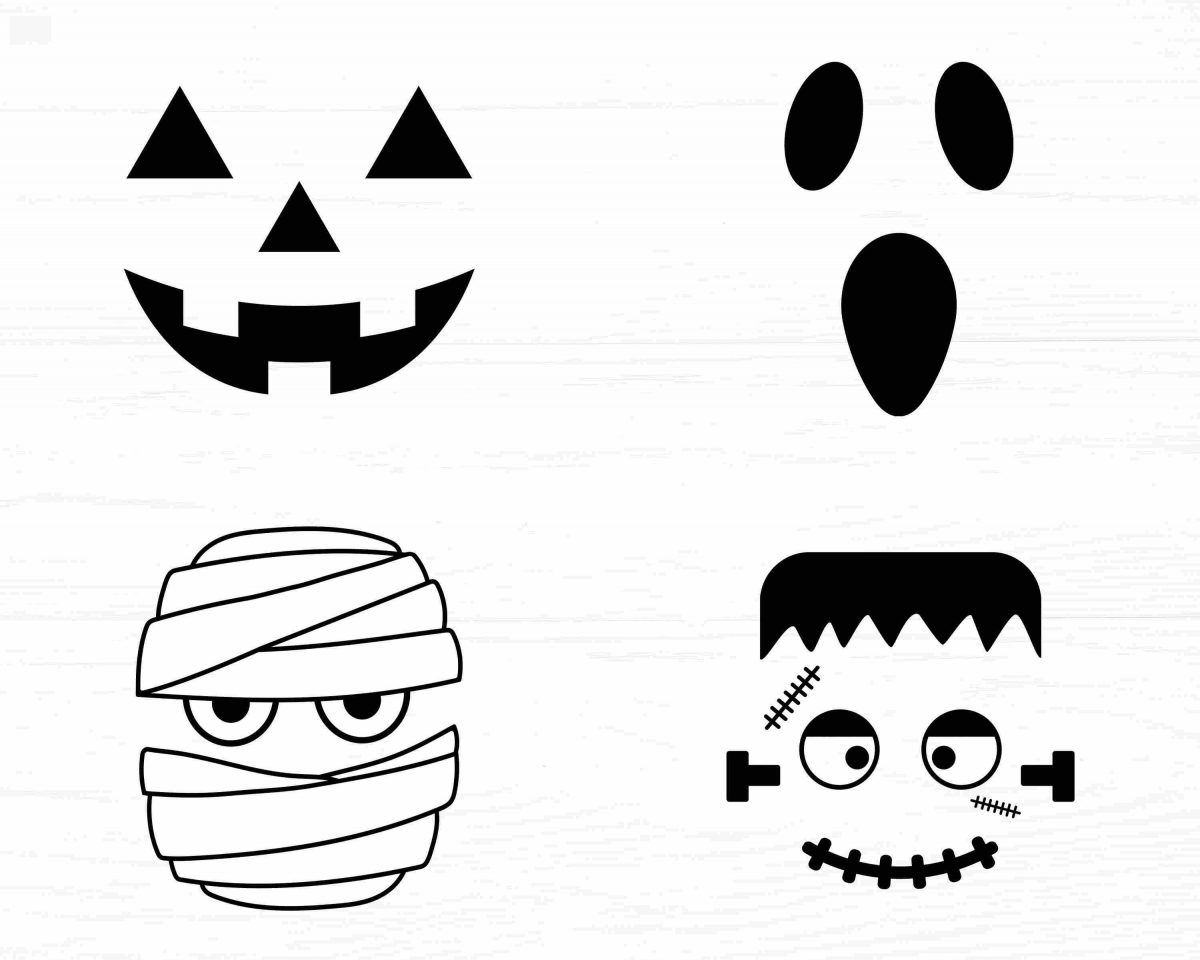 Spooky Halloween SVG Bundle Pumpkins Jack o Lanterns Ghosts More