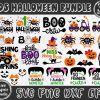 Spooky Halloween SVG Bundle Witch Ghost Pumpkin Kids Costume BOO