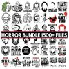 Spooky Halloween SVG Bundle with 1500 Horror Characters for Cricut