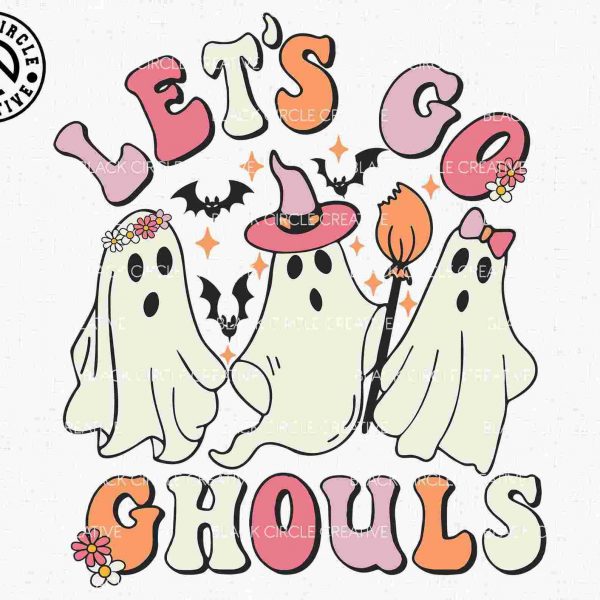 Spooky Halloween Svg Collection Ghosts Ghouls and Retro Fun