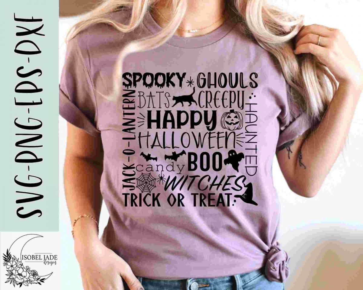 Spooky Halloween SVG Designs for Cricut Autumn Shirt Art Popular