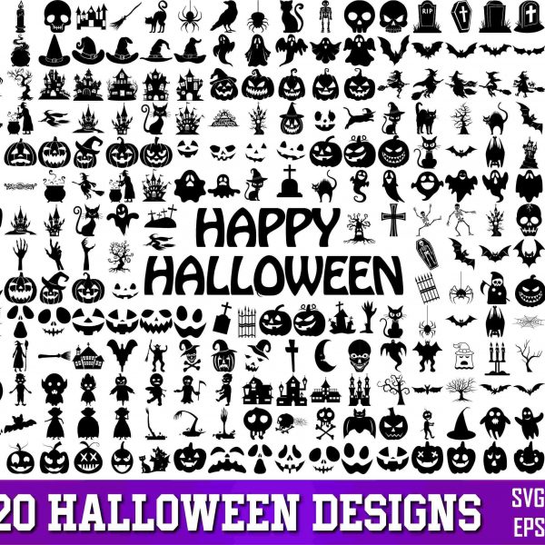 Spooky Halloween SVG PNG Bundle for Cricut