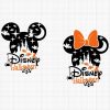 Spooky Halloween SVG PNG Bundle Mickey Minnie Castle Bat Spider Cut