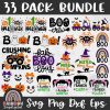 Spooky Halloween SVG PNG Bundle Witch Ghost Kids Costume BOO Cute