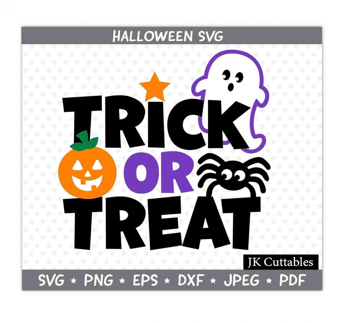 Spooky Halloween SVG PNG Cut Files for Cricut Silhouette