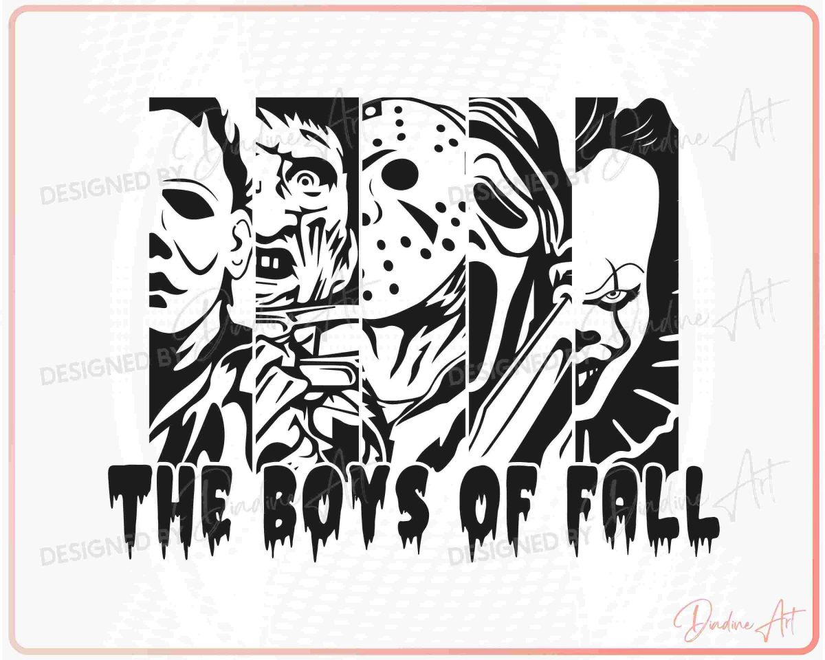 Spooky Halloween SVG PNG for Funny Fall Guys Shirt Printable Cut File