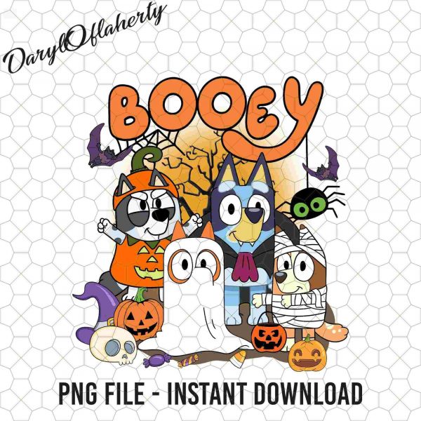 Spooky Halloween SVGs Booey Cartoon Characters for a Ghostly Season