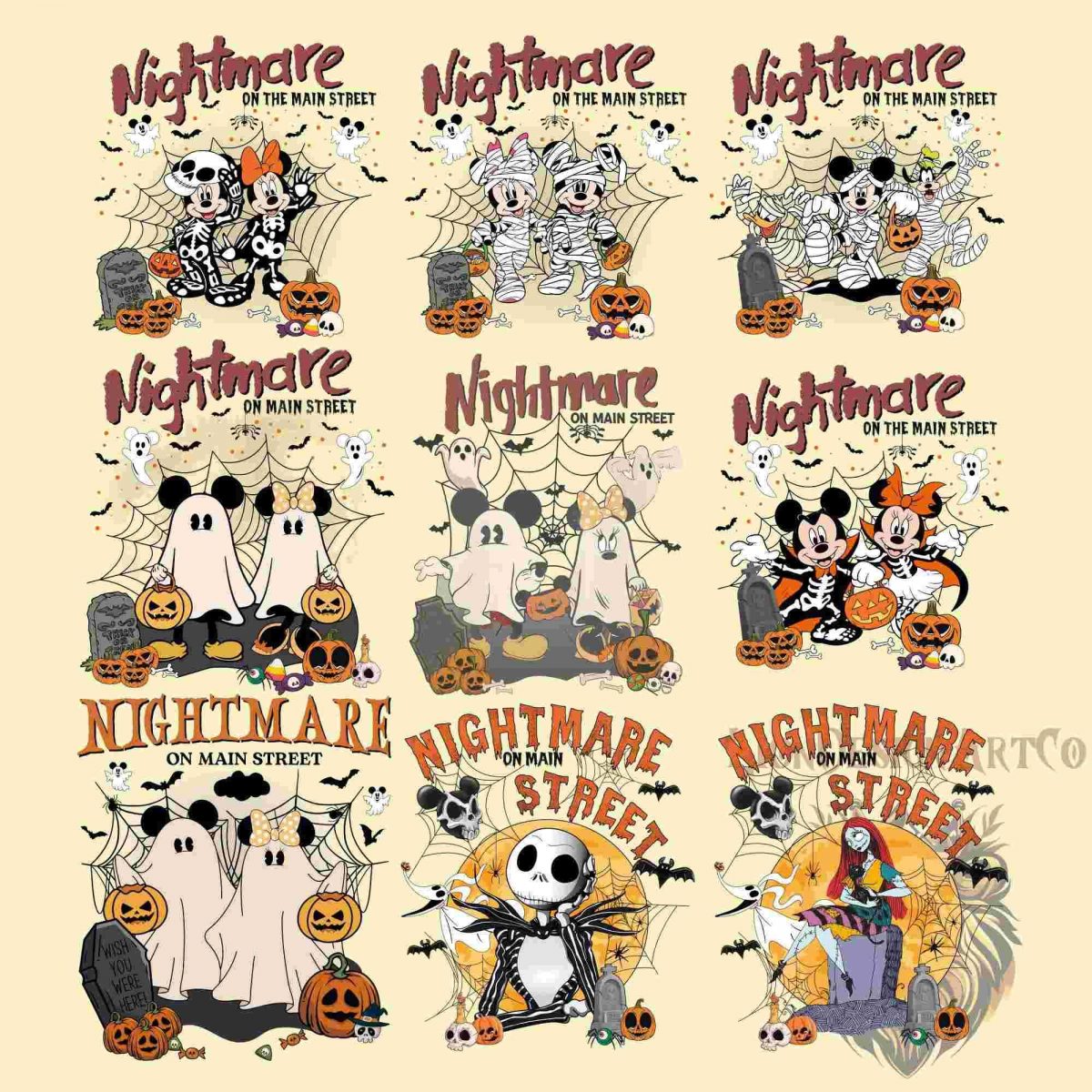 Spooky Halloween SVGs for Retro Trick Or Treat Masquerade