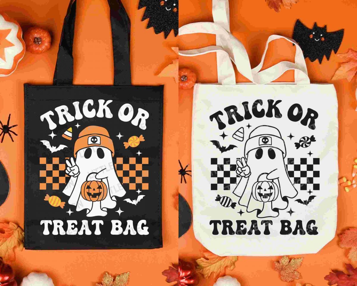 Spooky Halloween Treats SVG and PNG Files for Kids Bags