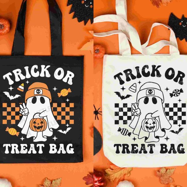 Spooky Halloween Treats SVG and PNG Files for Kids Bags