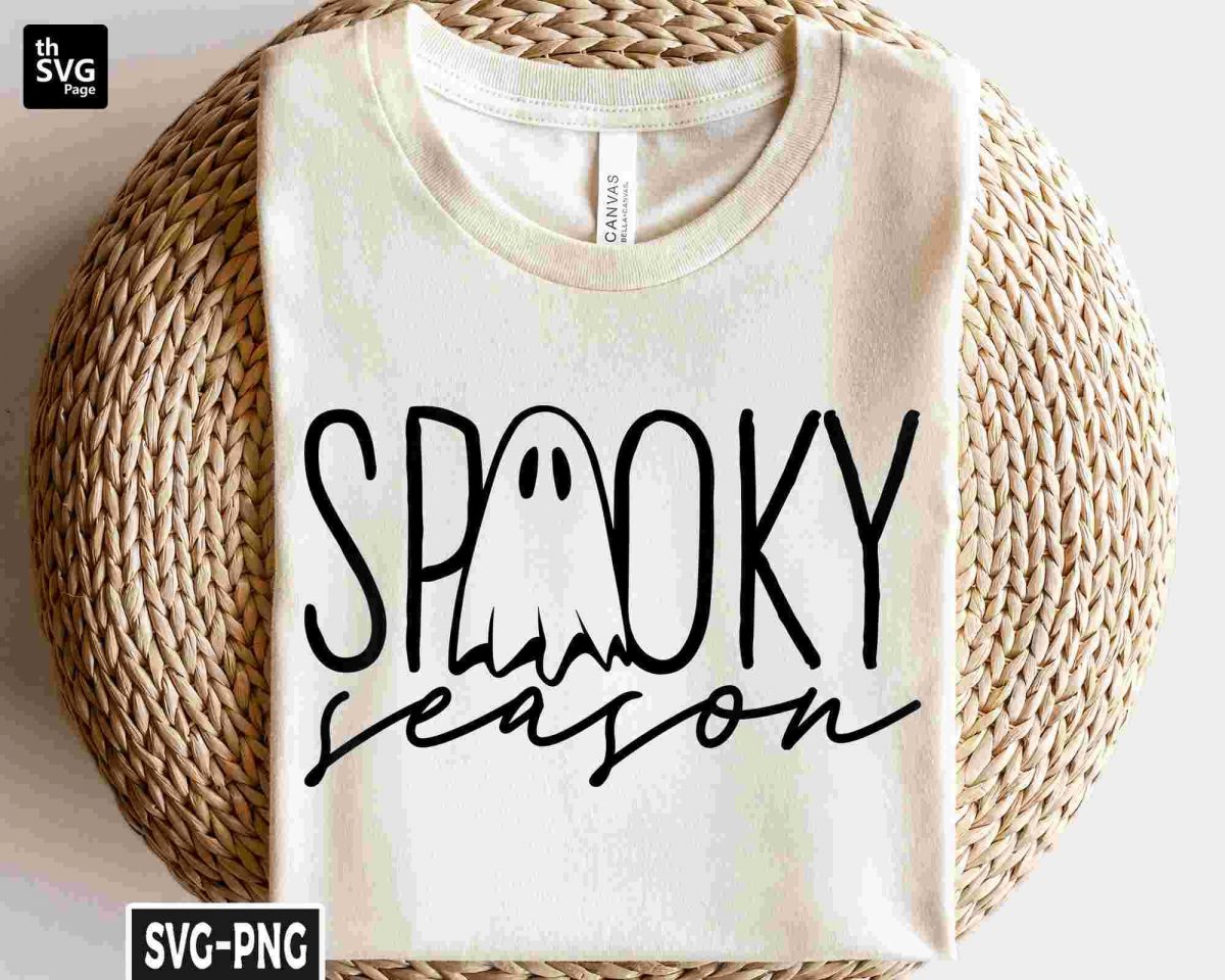 Spooky Halloween Vibes svg Trick or Treat Fun Fall Shirt Cricut Cut