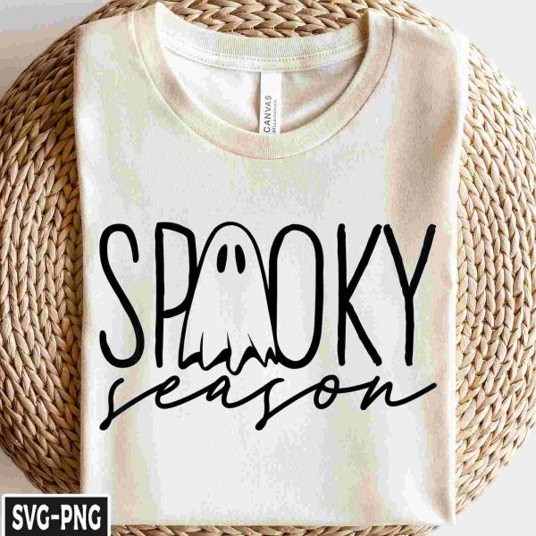 Spooky Halloween Vibes svg Trick or Treat Fun Fall Shirt Cricut Cut