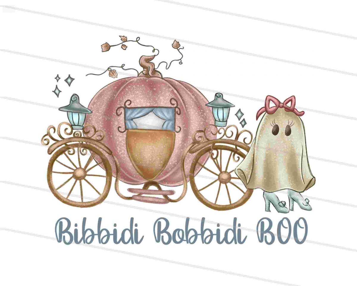 Spooky Halloween Watercolor Prints Cute Boo Princess Patch Party Svg