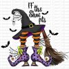 Spooky Halloween Witch Shoes and Accessories PNG Collection