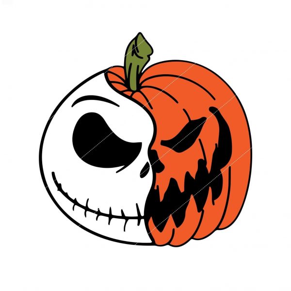 Spooky Jack Skellington Pumpkin Horror Nightmare Character Halloween