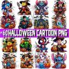 Spooky Kids Cartoon Halloween PNG Fun Clip Art for Sublimation