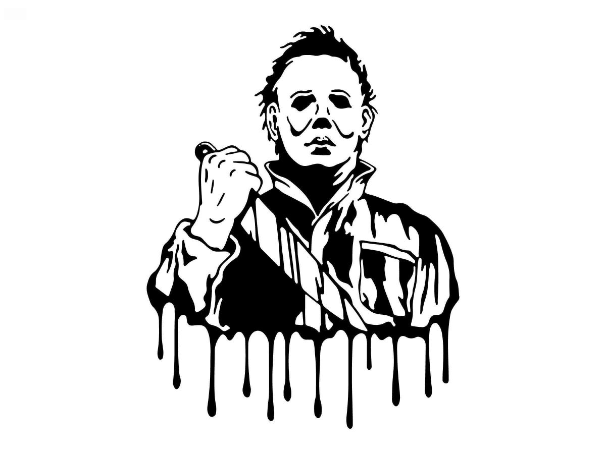 Spooky Michael Myers Halloween SVG Clipart