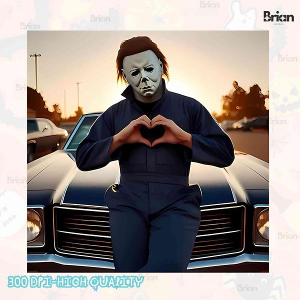 Spooky Michael Myers Halloween SVG PNG for Cricut Vinyl Cutting