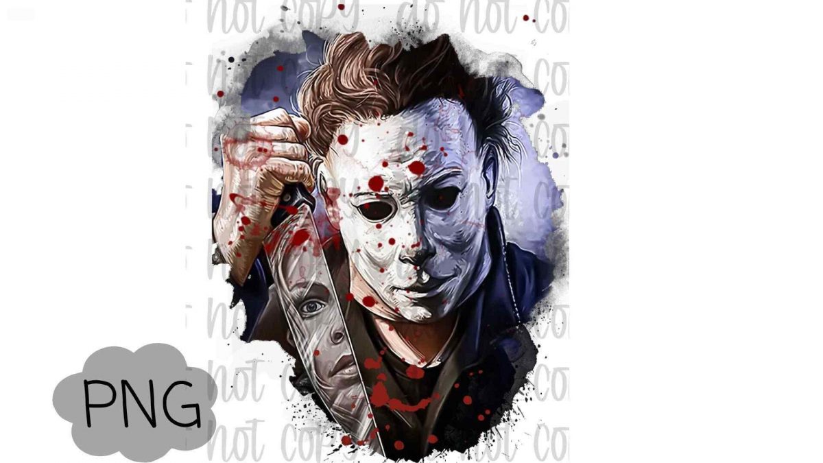 Spooky Michael Myers Halloween SVG PNG Sublimation Design