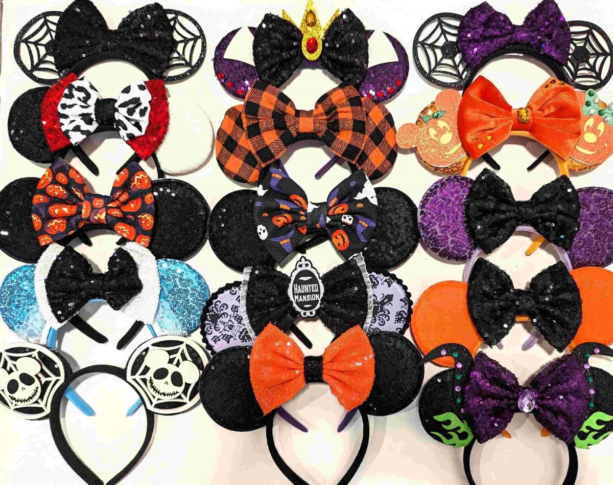 Spooky Mickey and Minnie Ears for Halloween Cosplay SVG and PNG