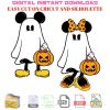 Spooky Mickey Minnie Ghost Bundle SVG Halloween Treats Cuteness for