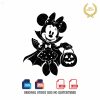 Spooky Minnie Mouse Halloween SVG PNG Clipart Silhouette Digital