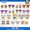 Spooky Mouse Halloween 2024 Bundle SVG PNG Designs for Trick or