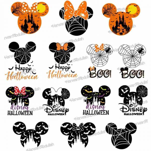 Spooky Mouse Head Halloween PngSvg Collection