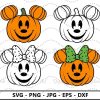 Spooky Mouse SVG Collection Pumpkin Design Layered SVG shirt print