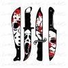 Spooky Movie Knife SVG Horror Characters PNG Instant Download